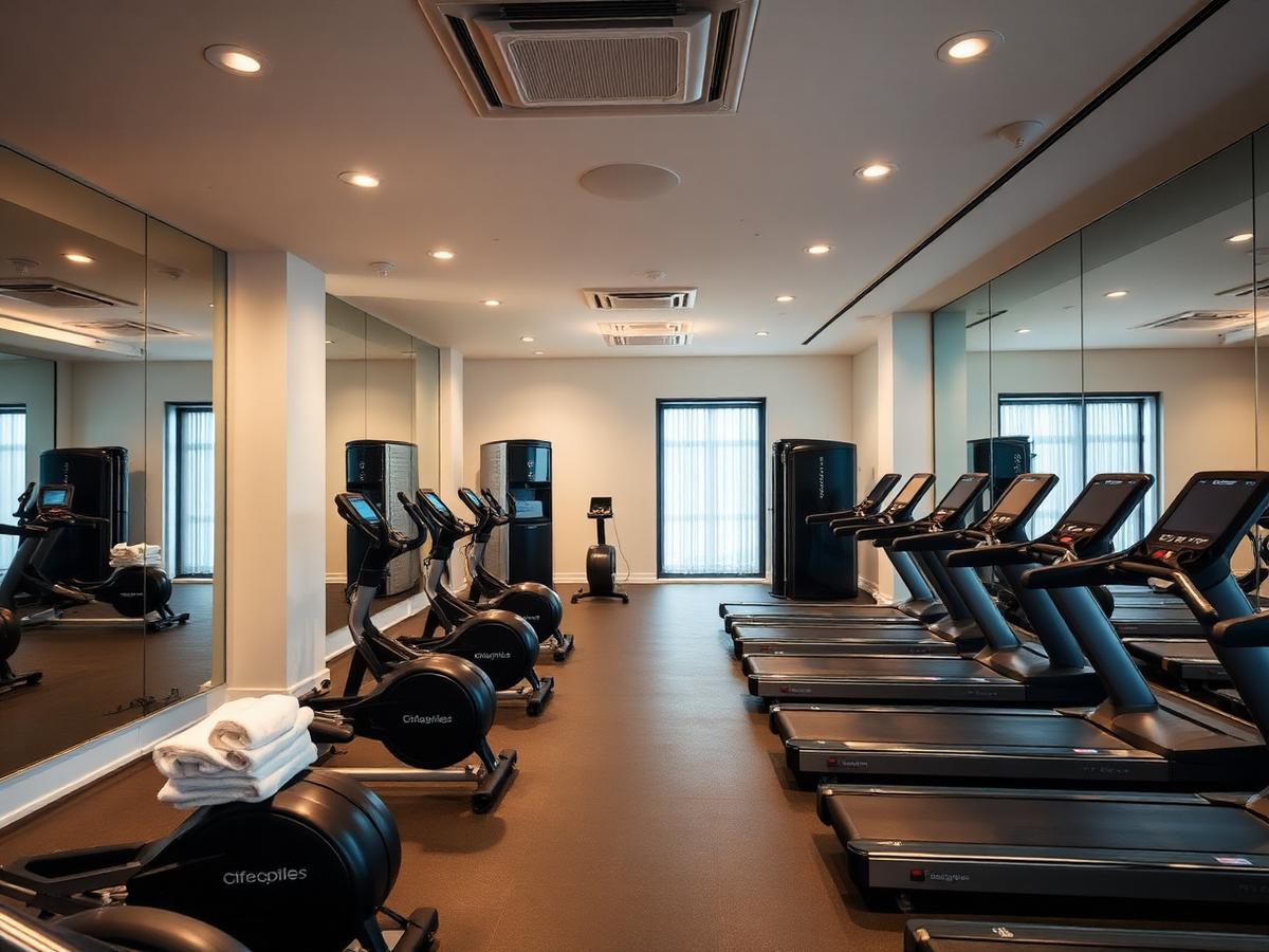 Gym and studio cleaning